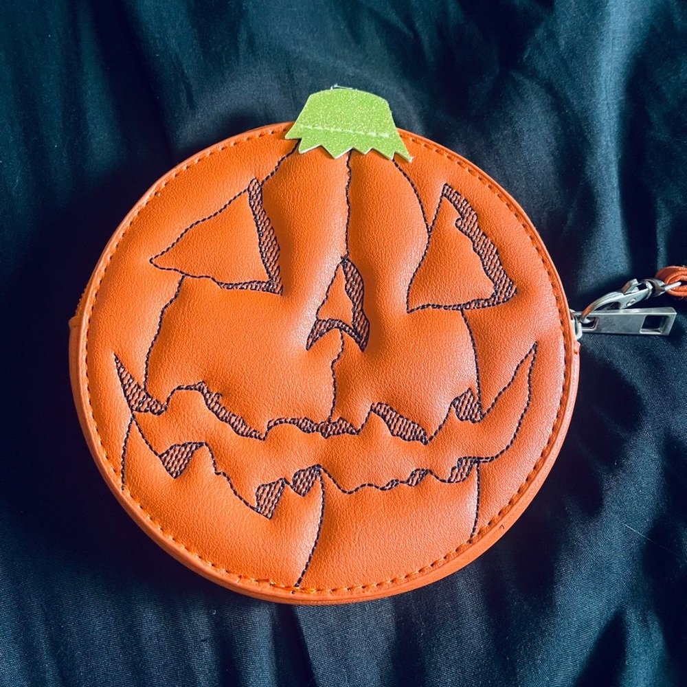 Orange and Green Halloween Pumpkin Bag